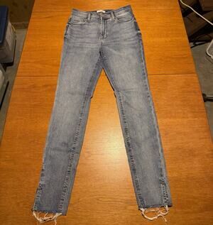 Kensie Jeans Women's Size 2/26 Blue Stone Wash The Violet High Rise Skinny Jeans